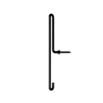 Zwarte moebe Waal hook wandhaak Large