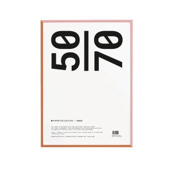 Kleurrijke Posterlijst frame roze en oranje 50 x 70 cm