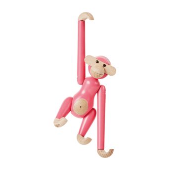 Kay Bojesen monkey mini pink roze hangend