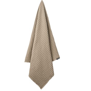 Humdakin waffle badhanddoek in de kleur oak