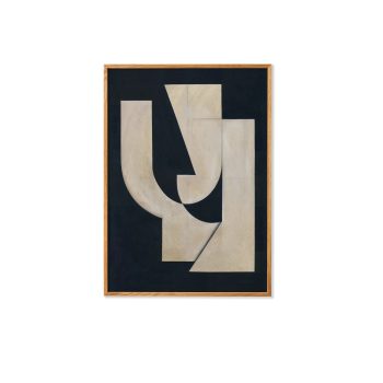 Paper Collective Poster - Embrace - Abstracte Kunst in zwart 30 x 40 cm