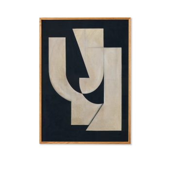 Paper Collective Poster - Embrace - Abstracte Kunst in zwart 50 x 70 cm