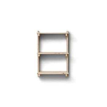Form & Refine Beam wandrek met 3 planken in licht dennenhout