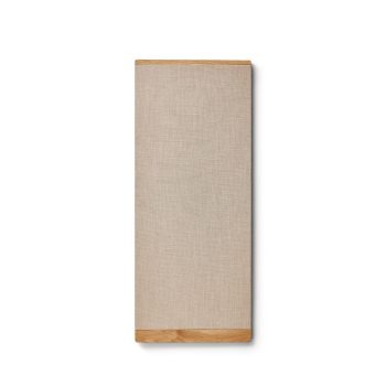 Form & Refine prikbord van canvas en geolied eikenhout. Grote en lange prikbord