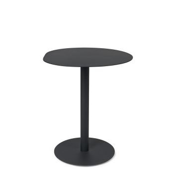 Zwarte Ferm Living Pond Café Bistro tafel voor binnen en buitengebruik