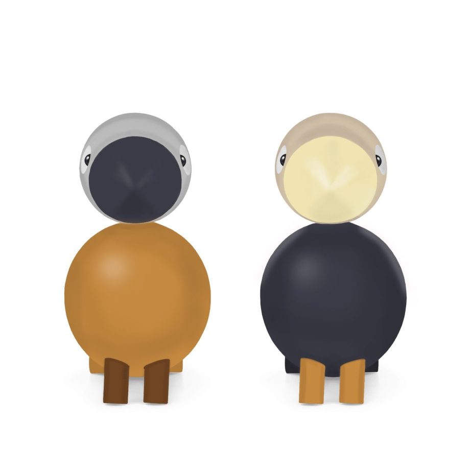 Front-Kay-Bojesen-Birds-Lovebirds-oker-grey