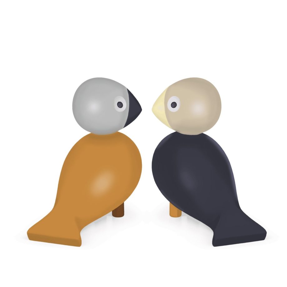 achterkant-Kay-Bojesen-Birds-Lovebirds-oker-grey