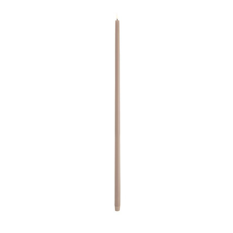 75 cm hoge led kaars van Uyuni Lighting in beige