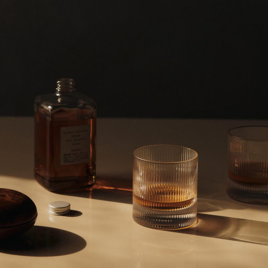 Stijlvolle Ripple Whiskey glazen van Ferm Living