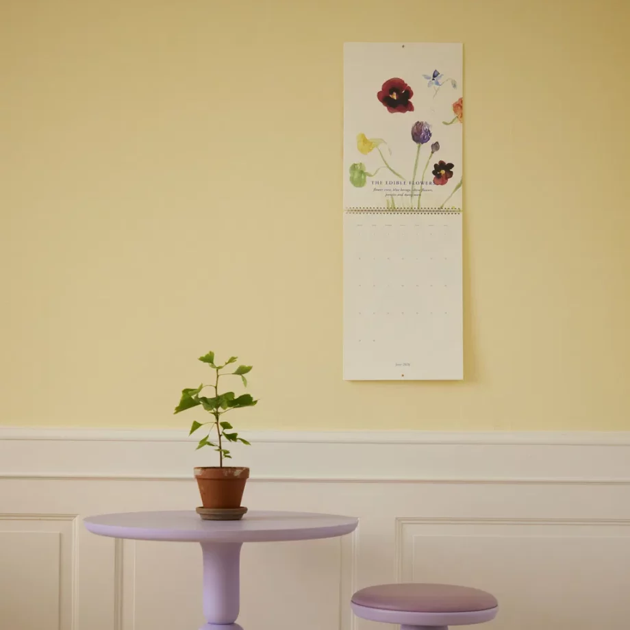 A Year of Greens 2026 jaarkalender met 12 maanden van Paper Collective