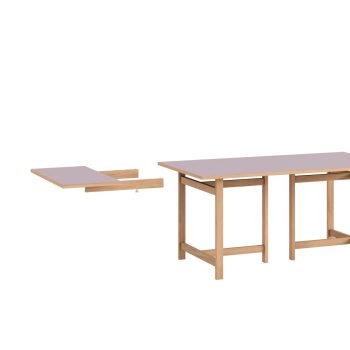 Extentiebald voor lila Moebe tafel