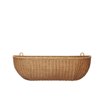 Ferm Living Wall pocket rotan wandmand 75 cm