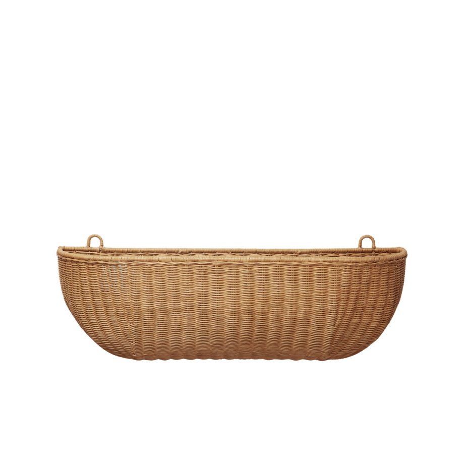 Ferm Living Wall pocket rotan wandmand 75 cm