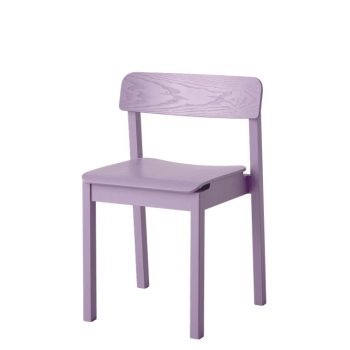 MOEBE Everyday Chair stoel lila hout