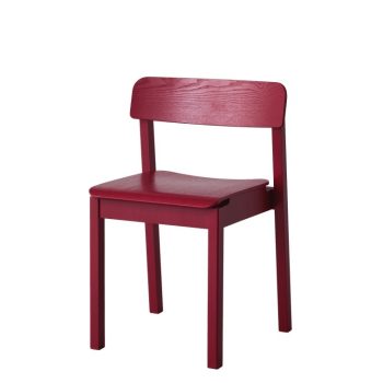 MOEBE Everyday Chair stoel rood hout
