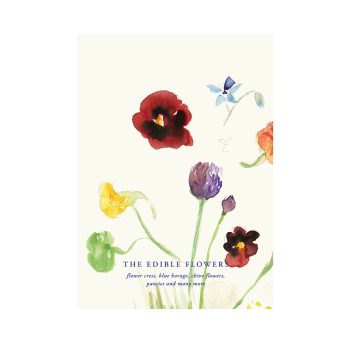 The Edible Flowers poster in 50x70 van Paper Collective