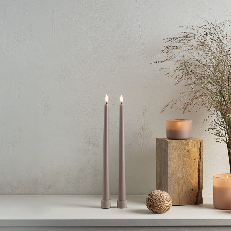 Mooie beige Led kaarsen van Uyuni Lighting