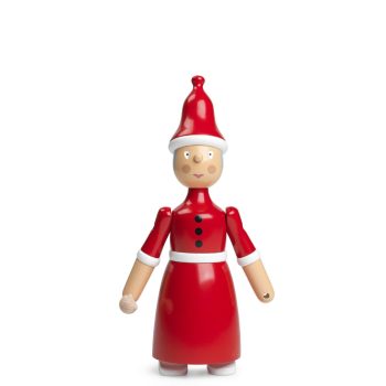 KAY BOJESEN Santa Clara houten ms Santa kerstvrouw met lepel in de hand