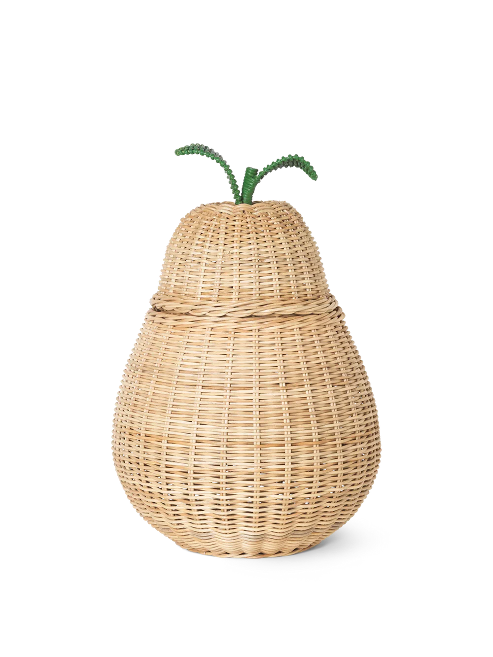 Ferm Living Braided pear storage basket opbergmand van rotan