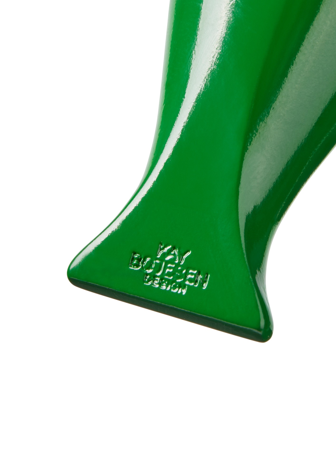 close up groene detail van Kay Bojesen Christmas birds kersthangers